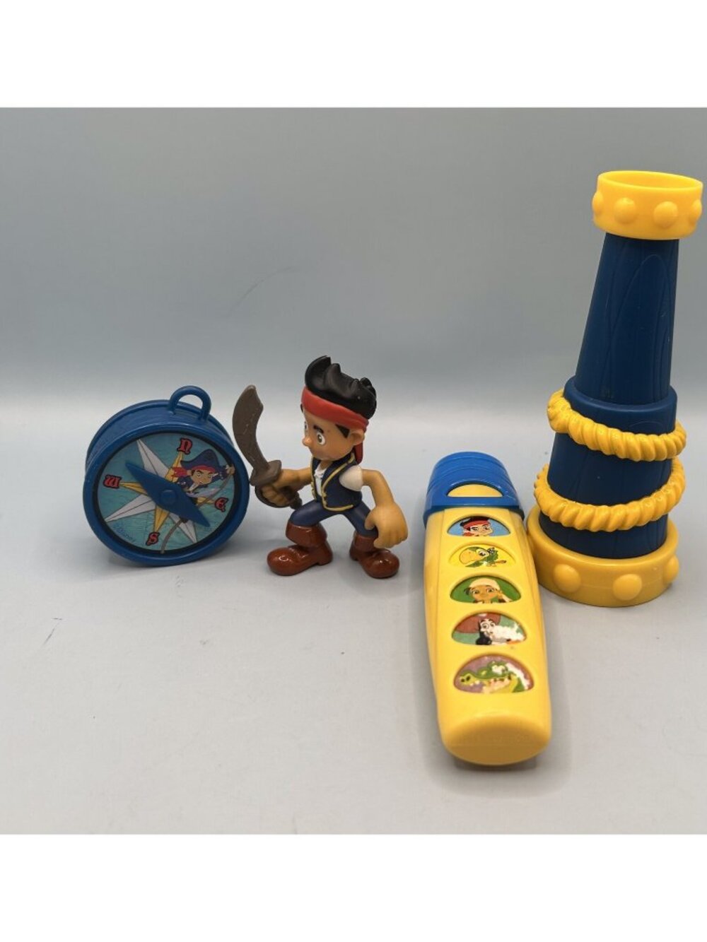 Jake & The Neverland Pirates Spyglass Telescope Compass Light Figure Read